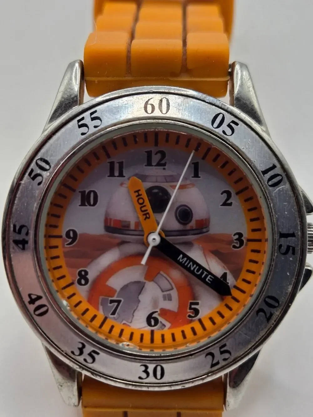 Star Wars BB8 Droid Lucasfilm Ltd Accutime Watch Orange Kids Needs Battery